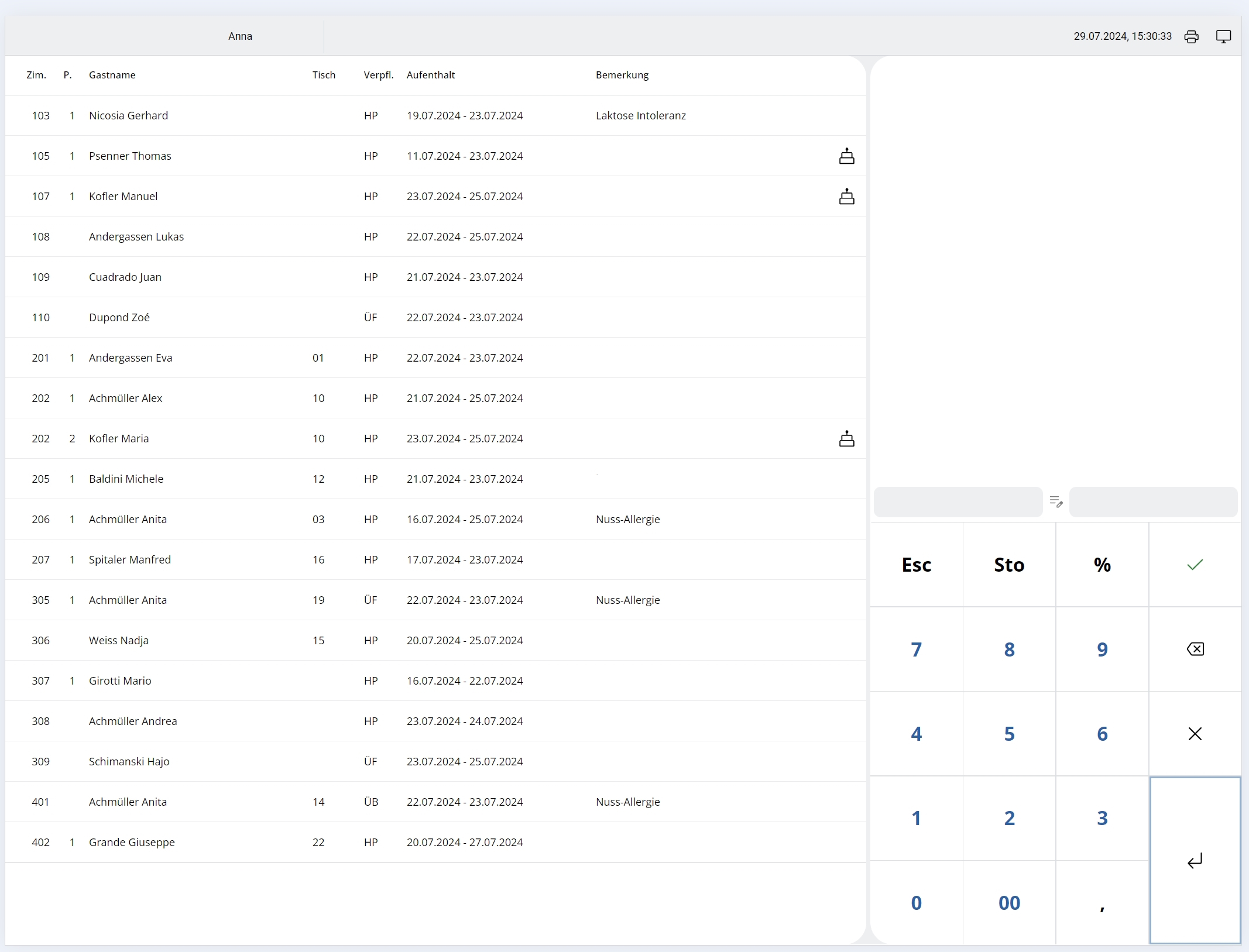 Prima pagina Touch POS