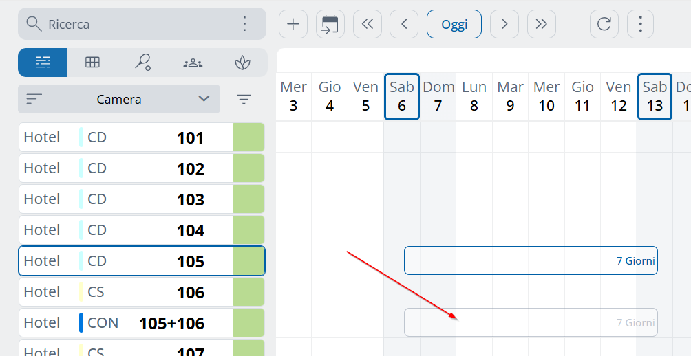 Prenotazione con camere comunicanti immagine 1