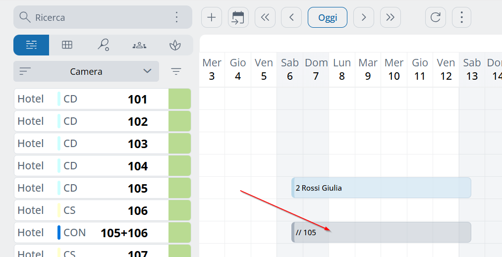 Prenotazione con camere comunicanti immagine 2