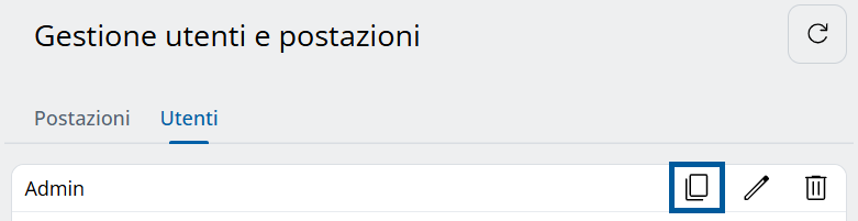 Commando duplica utente