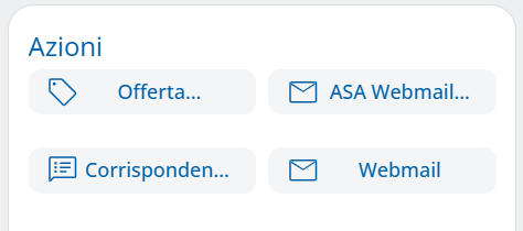 Bottoni Offerta, ASA Webmail e Webmail